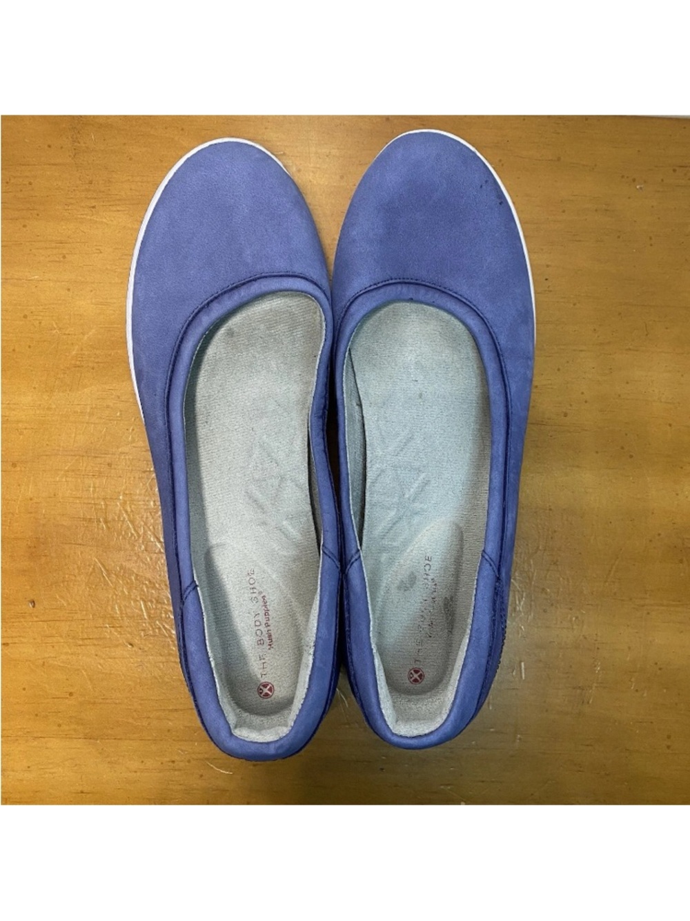 Hush Puppies Women’s 8 Body Shoe Comfort Flats Shoes Blue Slip On Comfortable - Picture 5 of 7